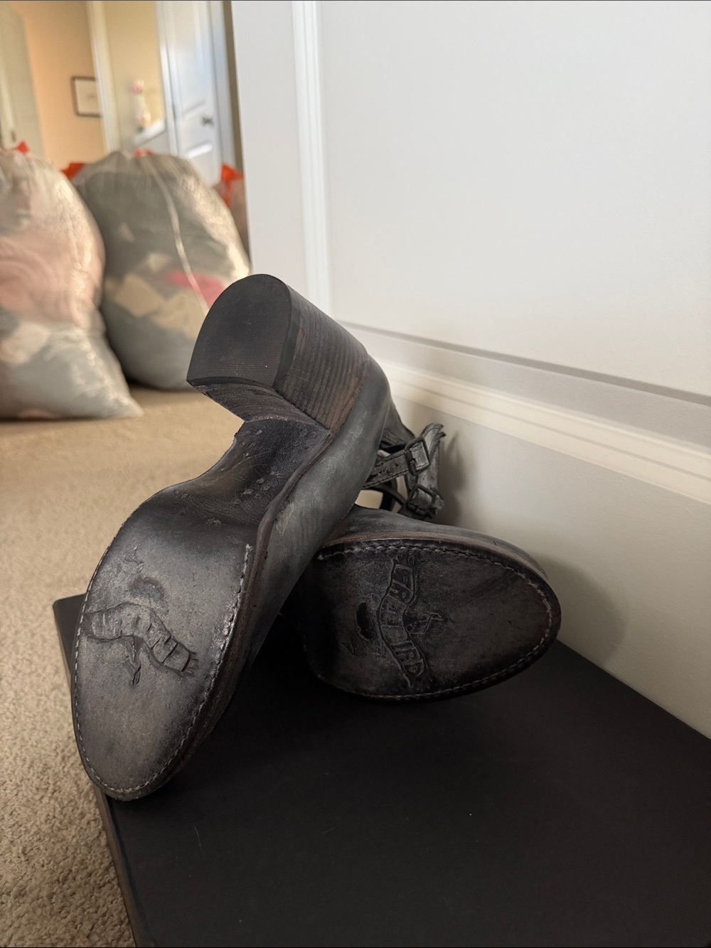 Freebird Randi Women's Leather Mary Jane Heels with Ankle Straps - Picture 6 of 9